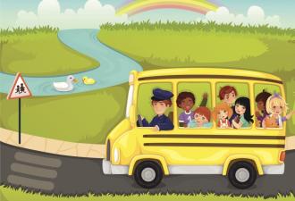 ¿Cuáles son las reglas para el transporte de niños en un autobús turístico?