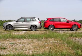 테스트 드라이브: BMW X5 M vs 포르쉐 카이엔 터보 S